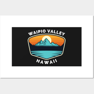 Waipio Valley Ski Snowboard Mountain Hawaii Waipio - Waipio Valley Hawaii - Travel Posters and Art